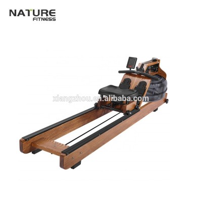 2019 Gym Fitness Equipment Wood Water rower machine for sale